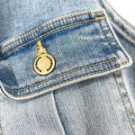 Ramy Brook  Hedi Denim Mini Dress Button-Front Light Wash Y2K 90s Brittney Photo 10