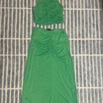 House of Harlow  1960 Ruched Green Set Photo 2