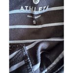 Athleta  Striped Leggings Active Wear Black Gray Stripes Size Small Photo 2