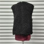 We Wore What Womens Reversible Vegan Leather Sherpa Vest Jacket Size Medium NWT Photo 14