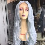 Wig sale blue Cosplay Anime Costume Long Wig Green Photo 5