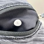 Lululemon  Run Top Speed Black/White Striped Cropped Leggings Size 6 Photo 4