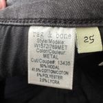 Rag and Bone Rag &‎ Bone Triple Zipper Moto Ankle Zip Jean in Metal Size 25 Photo 4