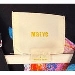 Maeve  Woodland Walk Button Down Shirt Black Floral Print Anthropologie Size‎ 4 Photo 2