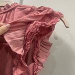 Current Air  Pink Ruffled Collar Blouse Size Small Photo 5