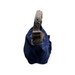Limited Edition: Tylie ᪣ Y2K Utility Suede Hobo Bag ᪣ Pyramid Stud Strap ᪣ Blue Photo 5