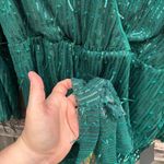 Lulus Lulu’s Always Partying Emerald Green Sequin Romper NWT XL Photo 7