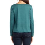 BCX Juniors Size XL Hunter Green Boat Neck Twist Hem Sweater New With Tags Photo 4
