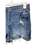 GAP Cheeky Short High Rise Distressed Frayed Hem Five‎ Denim Shorts 31/12R Blue Photo 4