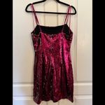 Endless Rose M Sequined Pink Silver Mini Slip Dress Photo 6