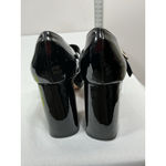Womans Pb3 NWOT Coutgo Platform Mary Jane Pumps 9.5 Black Strap Buckle Close Photo 4