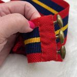 Fabulous vintage British military cord belt Red Photo 2
