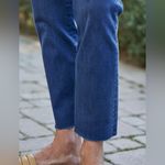 Frank & Eileen  Wicklow Italian Crop Denim Trouser Raw Hem Pants Photo 5
