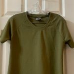 JM Collection  Green Textured Short Sleeve Dress S Photo 4