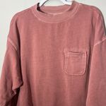 Old Navy Women's Dusty Rose Mauve Oversized Cropped Sweatshirt Size M Photo 1