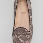 Valentino Garavani Valentino women’s Caviar Crystal Lace smoking slipper flats size IT 36.5 US 6.5 Photo 3