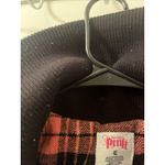 Blac Label Women's Juniors Plaid Flannel Full Zip Coat Jacket Size L Multi Photo 9