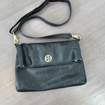 Tory Burch  Amanda leather clutch crossbody bag black Photo 12