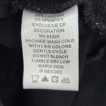 D&Co Denim + Company Black Bermuda Cottn Pants Shorts Large Photo 4