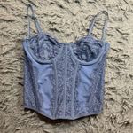 Urban Outfitters  periwinkle Modern Love corset top sz M Photo 0