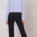 Tecovas Women's High Rise Straight Jeans Dark Blue Wash Cowgirl Western Size‎ 28 Photo 0