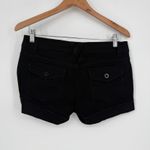 Bebop  Black Denim Cutoff Shorts Frayed Hem Size 7 Photo 4