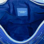 Victoria's Secret Vintage Victoria’s Secret Quilted Navy Blue Shoulder Bag w/ Heart Charm Y2K Photo 5