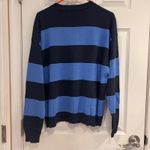 Edikted  NWT Navy and Bright Blue Crew Neck Sweater Photo 1