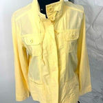 Croft & Barrow  yellow sweater jacket size‎ medium Photo 0