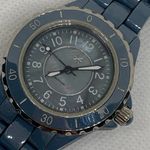 Isaac Mizrahi Isaac Mizrah Live! Ceramic Blue/Grey women watch 34mm rotating bezel 6” running Photo 2