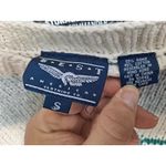 BEST American Clothing Co. Floral Plaid Knit Sweater Pullover Small Oversized Blue Photo 1