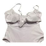 SheIn White Swimsuit Tie Front Size L Photo 3