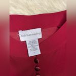 Soft Surroundings  cranberry blouse sz XL Photo 2