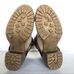 Fly London Lok Brown Leather Strap Steel Toe Moto Fall Women Boots Size 6.5/7 Photo 7