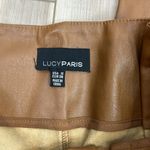 Lucy Paris  faux leather paper bag waist pants size small Photo 4