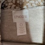 Chico's Chico’s Embellished Cardigan Size 0 US Sm Beige Gold Embroidery Photo 1