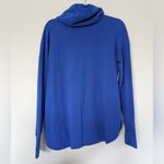 Sweaty Betty  Cobalt Blue Women's Cowl Neck Hoodie Sweater Sz S Photo 2