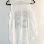 SoulCycle Tank Top White Sleeveless Graphic Tee Palm Beach Sz L EUC Photo 4