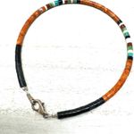 Boho beaded bracelet, unisex. NWOT Orange Photo 5