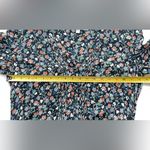 Veronica Beard  Floral Print Pintuck Pleated August Silk Ruched long sleeve Dress Photo 6