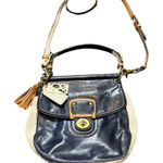 Coach  Legacy Willy Colorblock‎ Blue White Leather 70th Anniversary Crossbody Bag Photo 0