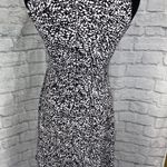 Jessica Howard fit and flare print dress sleeveless B&W sz 4P Photo 11