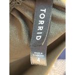 Torrid  Faja Style Leggings 4X Army Green Ruched Rear Athletic Workout Gym Photo 6