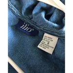 American Vintage Vintage Victorian Y2K Denim ruffled shirt and cuffs size small Photo 9