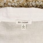 En Crême En Creme sheer sleeveless top white size medium Photo 2