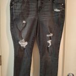 Torrid  Crop Distressed Gray Women's Jeans Sz 16 Photo 1