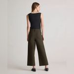 Quince NWOT Dark Grey Stretch Cotton Jersey Boat Neck Tank Size M Photo 3