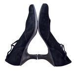 Paul Green  Black Suede Ankle Strap Kitten Heel Size 9 Photo 5