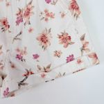 American Eagle NWT  Floral Mom Short 3" Denim Hi-Rise White Size 6 NEW $50 Photo 4