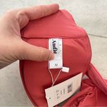 ANDIE NWT  Swim Punch Pink Bandeau Bikini Scala Top Strapless Medium V Notch Photo 5